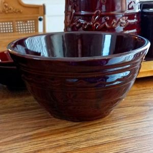 Vintage Marcrest Daisy Dot Stoneware Casserole Bowl Ovenproof